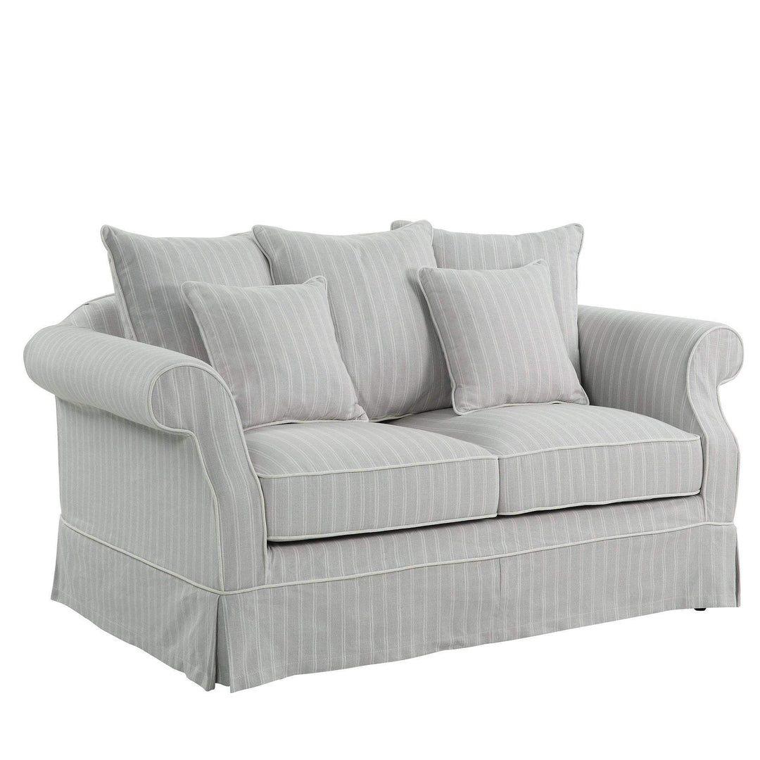 Avalon Hamptons 2 Seat Sofa Cloud Stripe