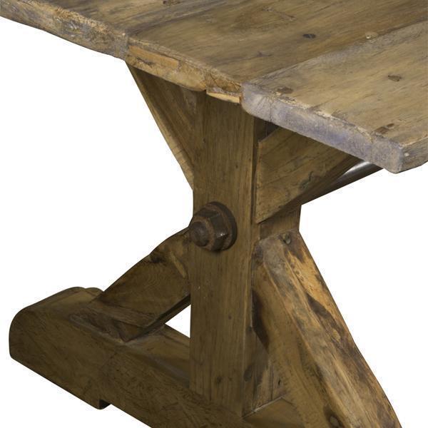 Recycle Boatwood Dining Table W/Iron 2.4 - OneWorld Collection