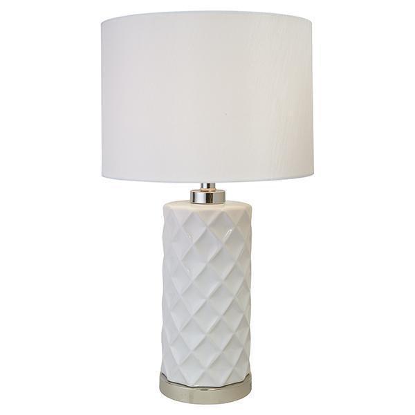 Hampton Lamp White Shade By Shaynna Blaze - OneWorld Collection