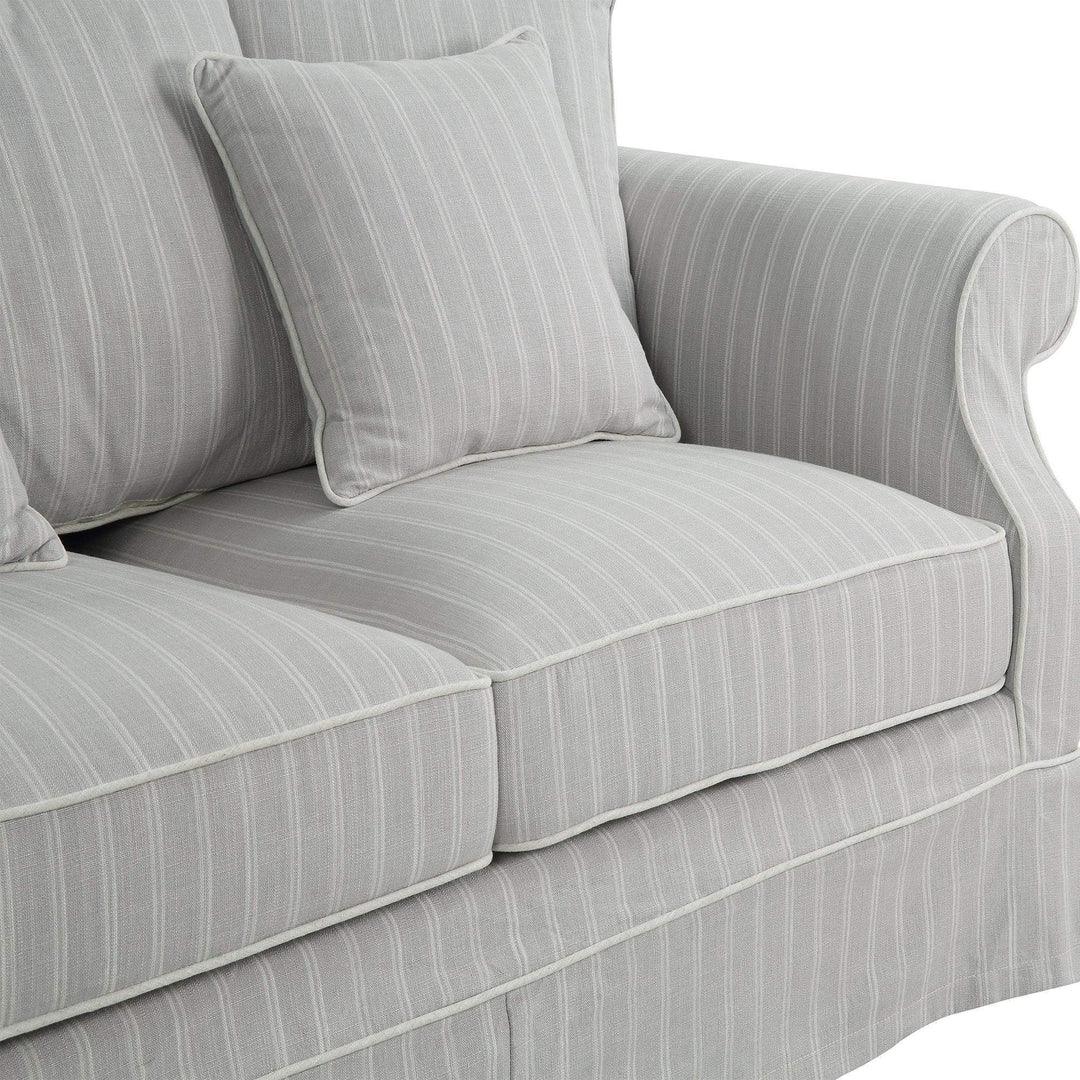 Avalon Hamptons 2 Seat Sofa Cloud Stripe