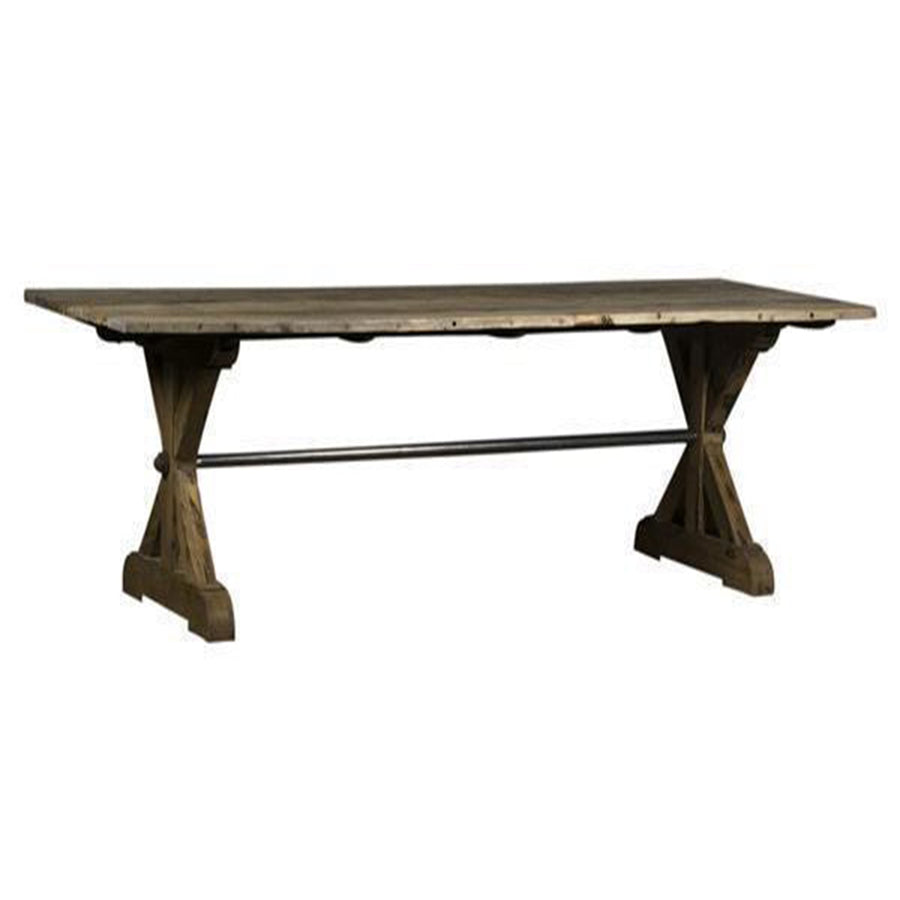 Recycle Boatwood Dining Table W/Iron 2.4 - OneWorld Collection