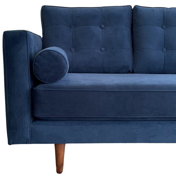 Evie 3 Seat Sofa Navy Blue - OneWorld Collection