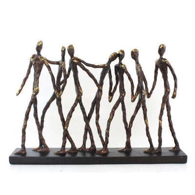 People Statue With Black Base - OneWorld Collection