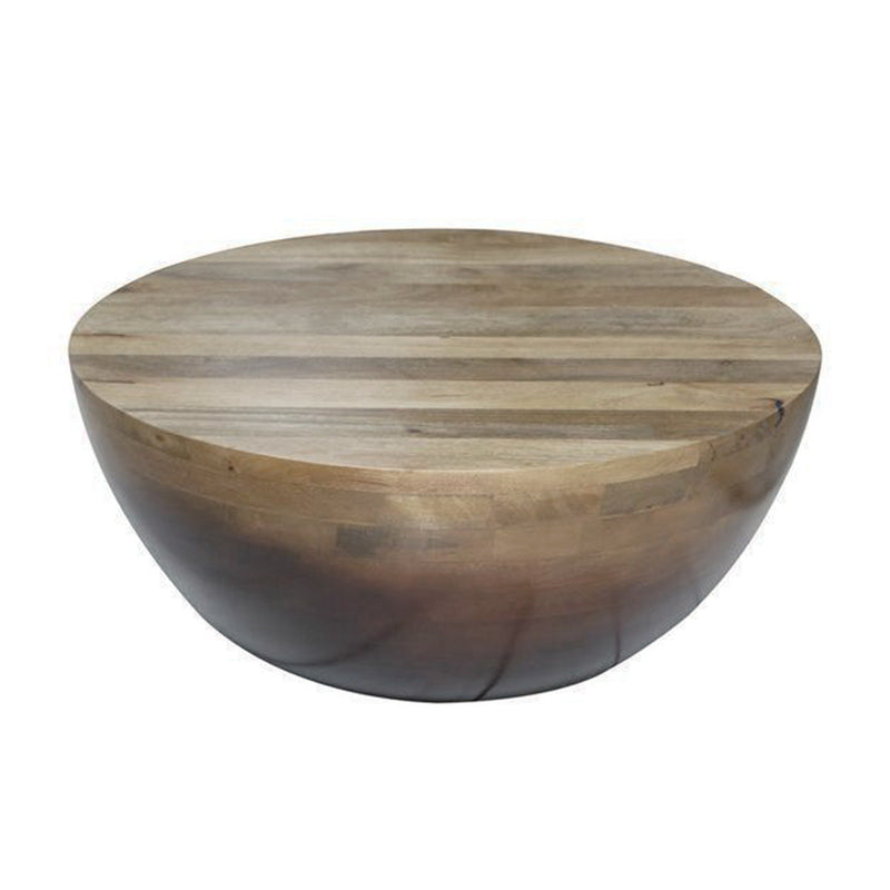 Round Wooden Coffee Table - OneWorld Collection