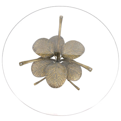 Amari Gold Leaf Side Table - OneWorld Collection