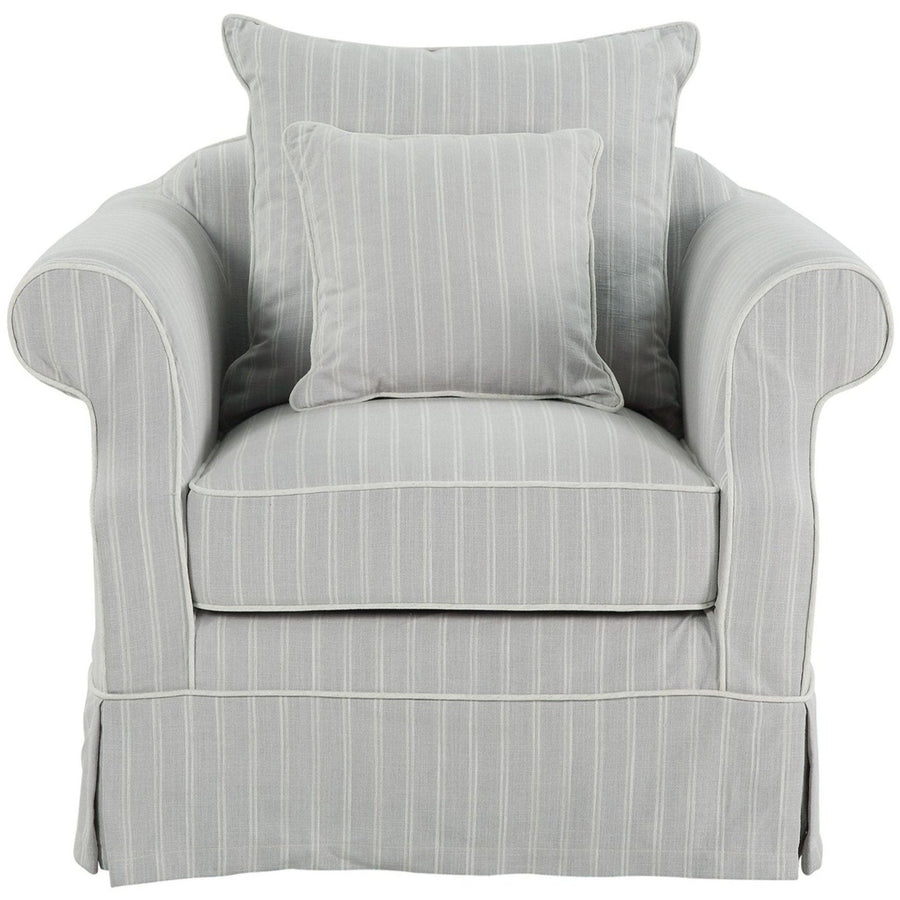 Avalon Armchair Cloud Stripe - OneWorld Collection