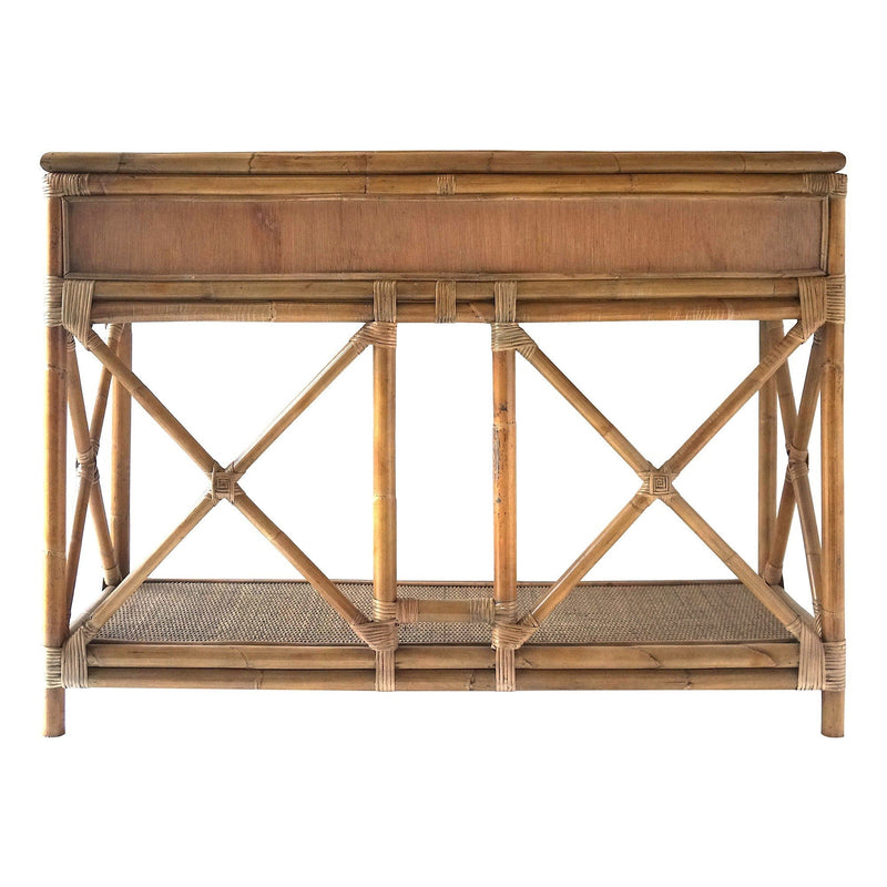 Cayman Two Draw Rattan Console - OneWorld Collection