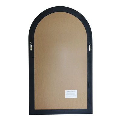 Oliver Tall Black Arched Mirror