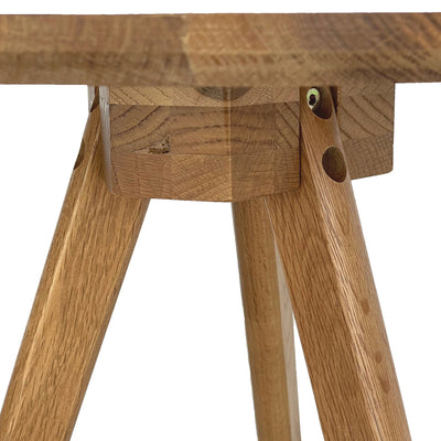 Osaka Set of 2 Natural Oak Side Tables Lacquered Finish - OneWorld Collection