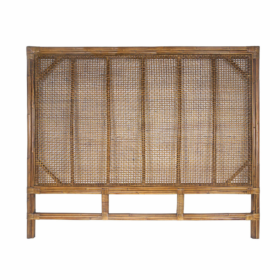 Cayman Rattan Bedhead Queen - OneWorld Collection