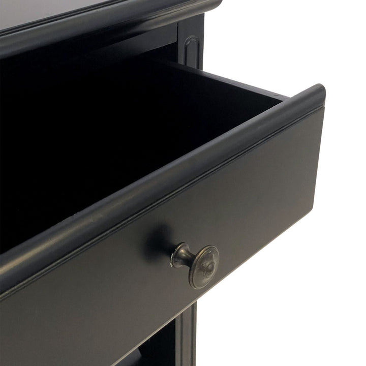 Sorrento Black Side Table - OneWorld Collection