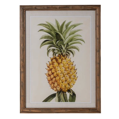 Plantation Pineapple Prints Set of Two - OneWorld Collection