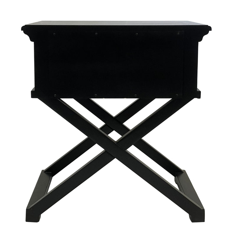 Sorrento Black Side Table - OneWorld Collection