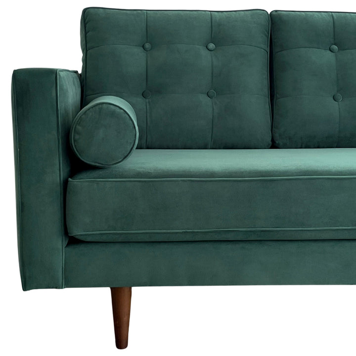 Evie 3 Seat Sofa Forest Green - OneWorld Collection