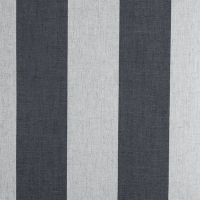 Ottoman Slip Cover - Denim Cream Stripe - OneWorld Collection