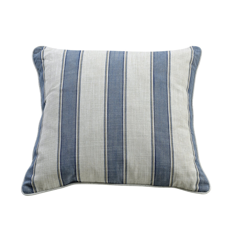 55CM Cushion Blue Sky Stripe - OneWorld Collection