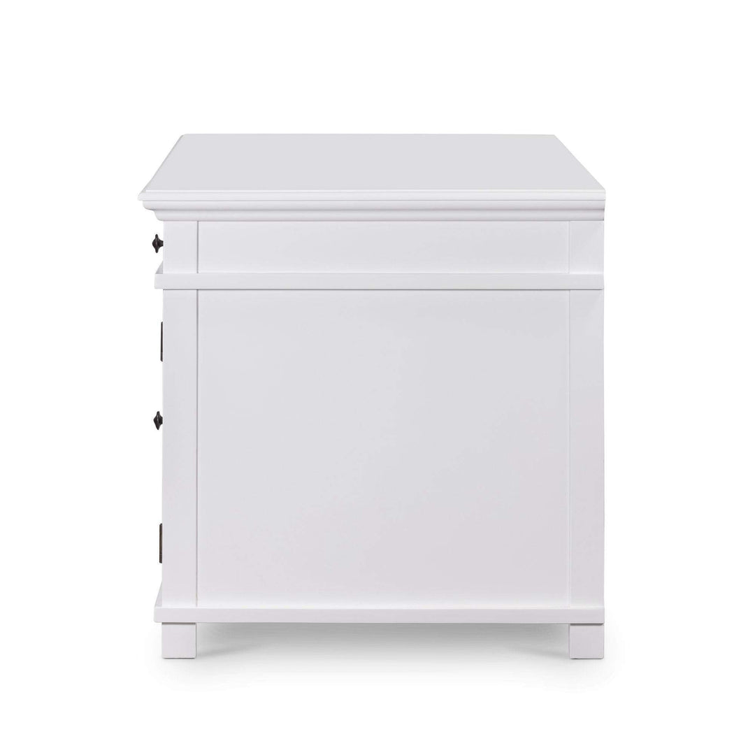 West Beach Desk White Double Leg - OneWorld Collection