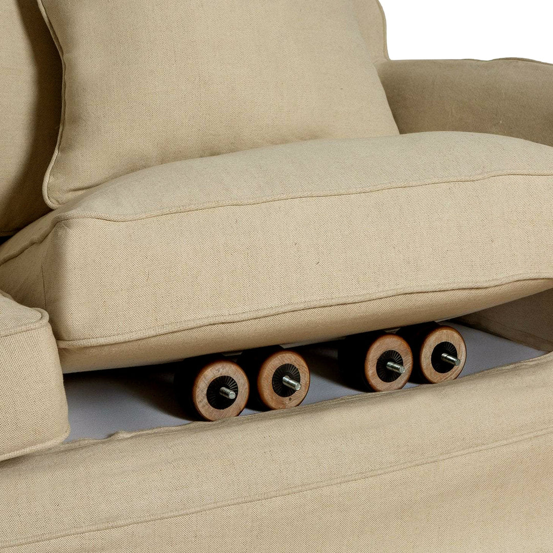 3 Seat Slip Cover - Noosa Beige - OneWorld Collection