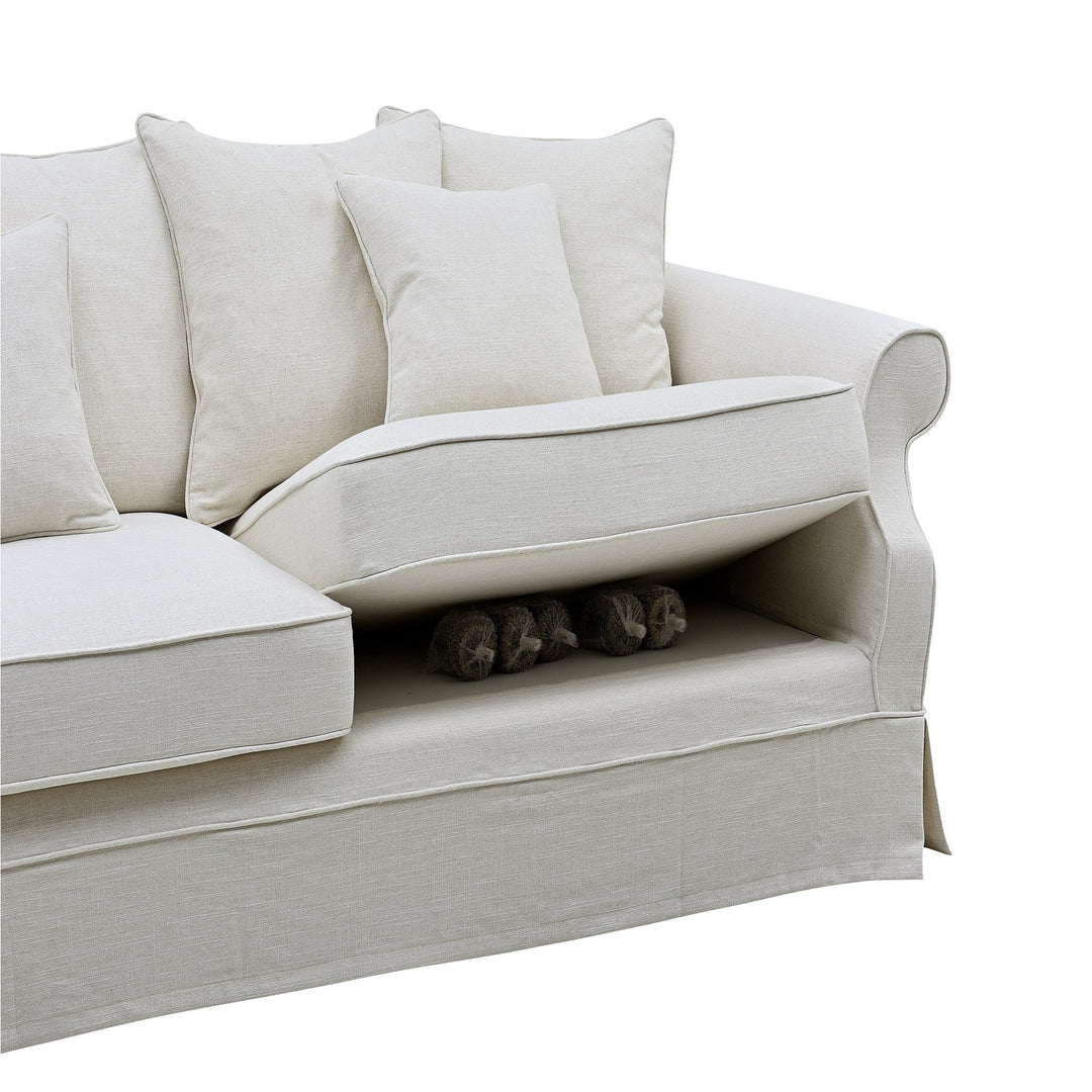 Avalon 3 Seat Sofa Ivory - OneWorld Collection