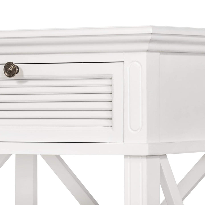 West Beach 3 Drawer Console White - OneWorld Collection