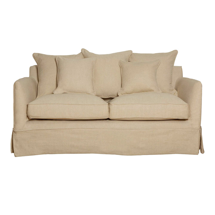 Slip Cover Only - Noosa Hamptons 2 Seat Sofa Beige