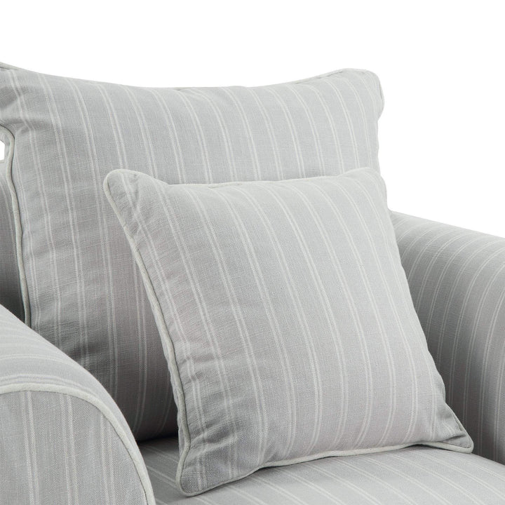 Avalon Armchair Cloud Stripe - OneWorld Collection