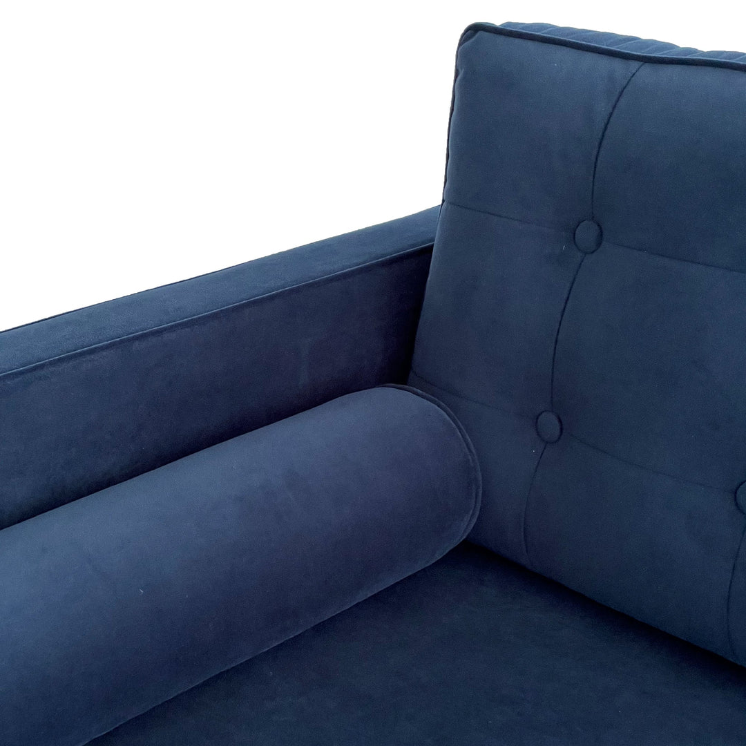 Evie 3 Seat Sofa Navy Blue - OneWorld Collection