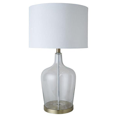 Palm Beach Lamp White Shade By Shaynna Blaze - OneWorld Collection
