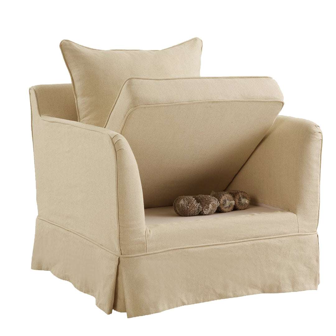 Armchair Slip Cover - Noosa Beige - OneWorld Collection