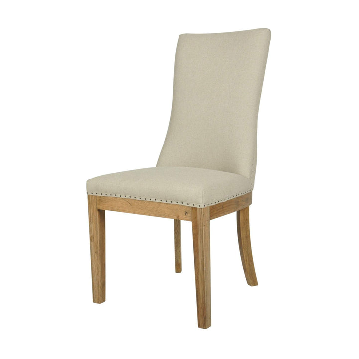 Oakwood Linen Dining Chair Natural - OneWorld Collection