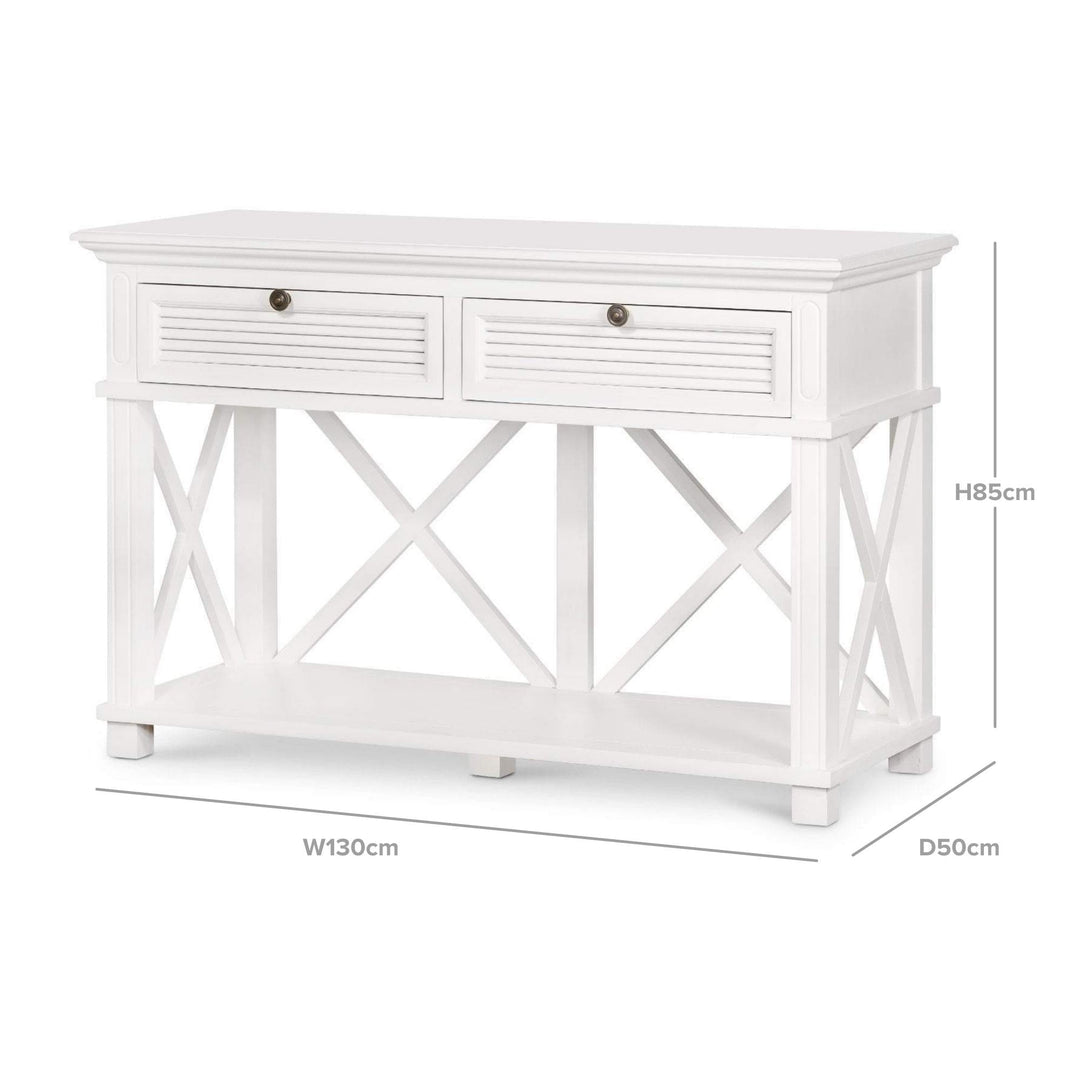 West Beach Console White - OneWorld Collection