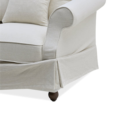 2 Seat Slip Cover - Avalon Ivory - OneWorld Collection