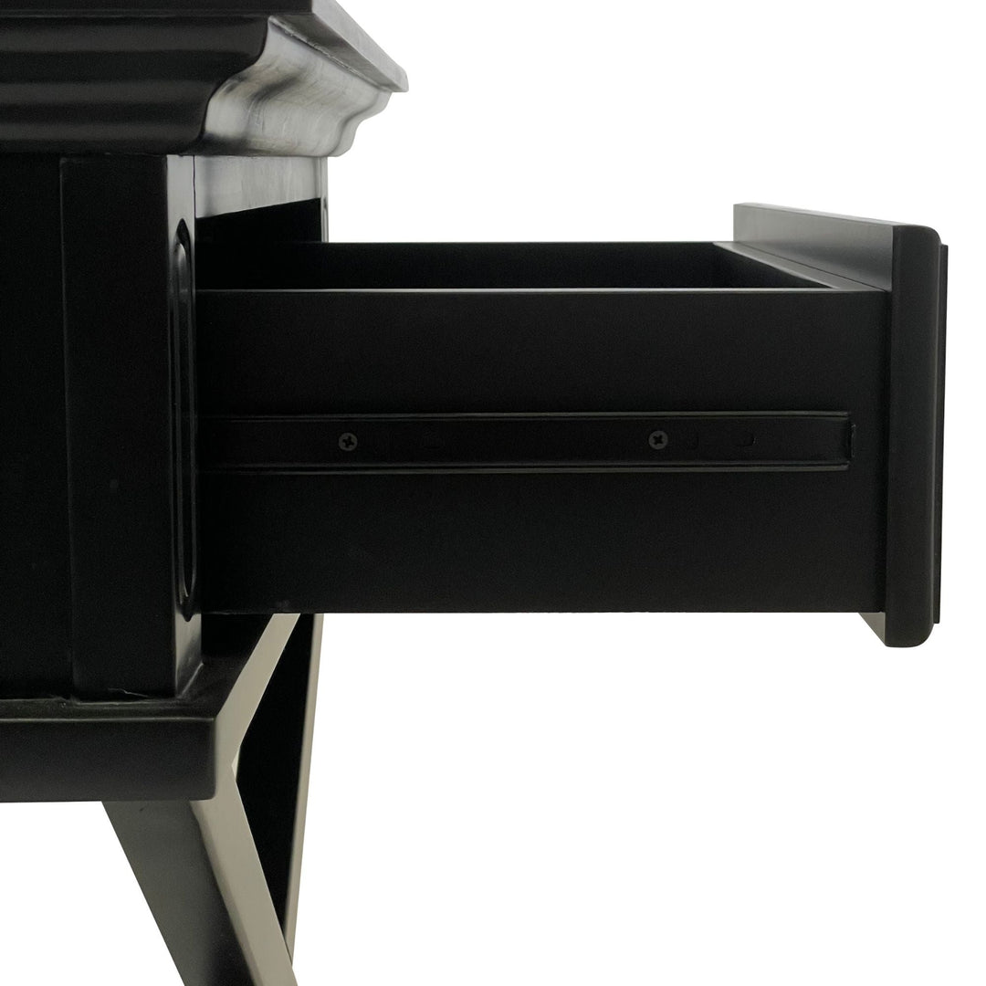 Sorrento Black Side Table - OneWorld Collection