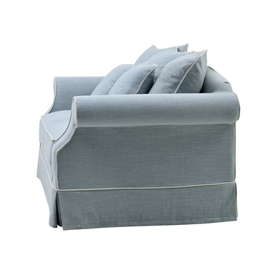 Avalon 2 Seat Hamptons Sofa Beach Linen Blend