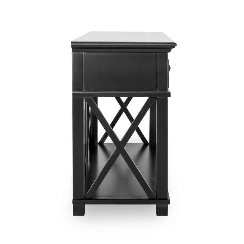 Sorrento 2 Draw Black Console - OneWorld Collection