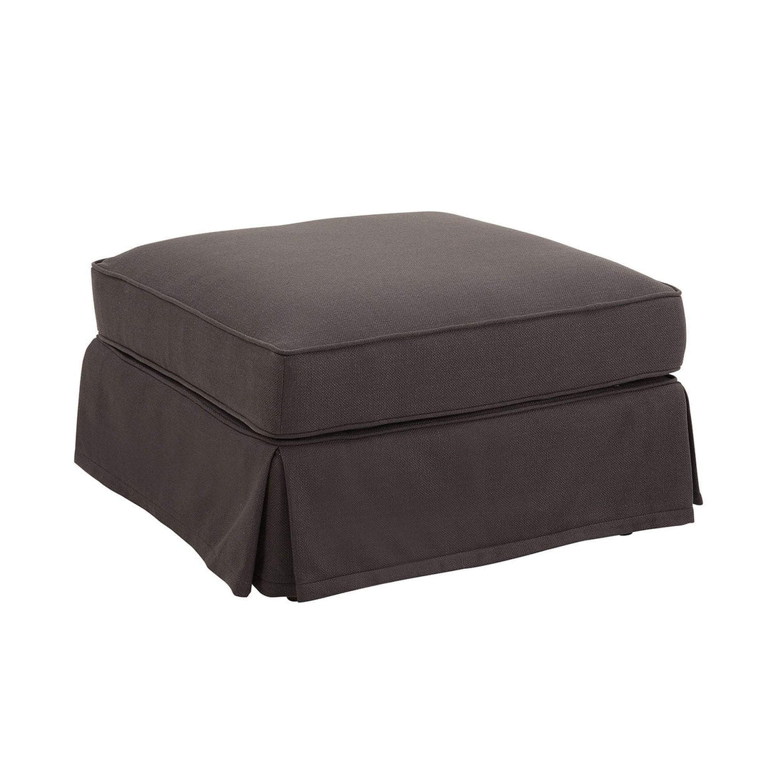 Noosa Ottoman Charcoal - OneWorld Collection