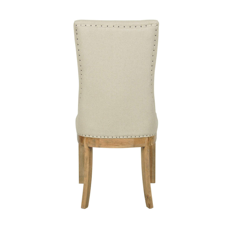 Oakwood Linen Dining Chair Natural - OneWorld Collection