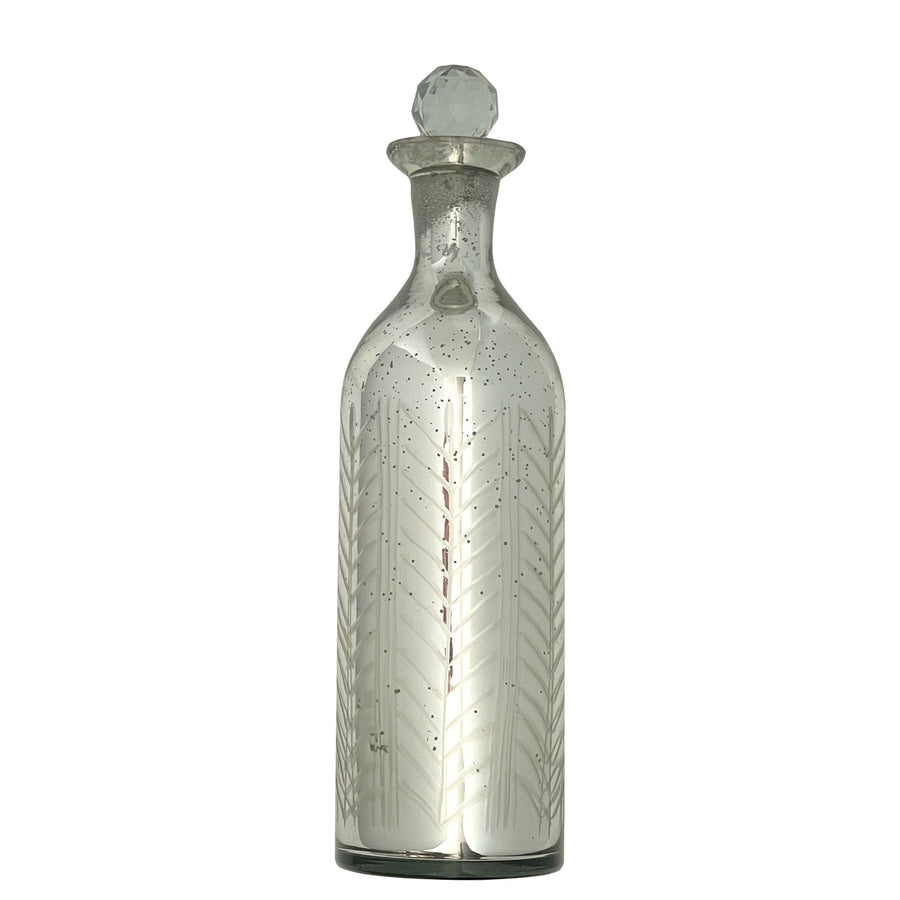 Noelle Antique Glass Decorative Bottle - OneWorld Collection