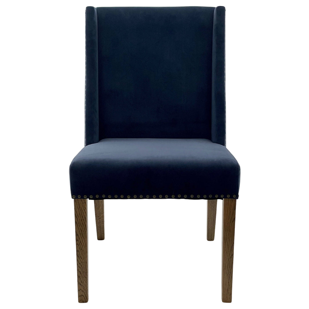 Ithaca Navy Velvet Dining Chair - OneWorld Collection