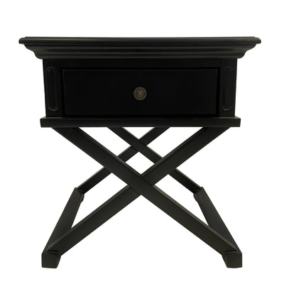 Sorrento Black Side Table - OneWorld Collection