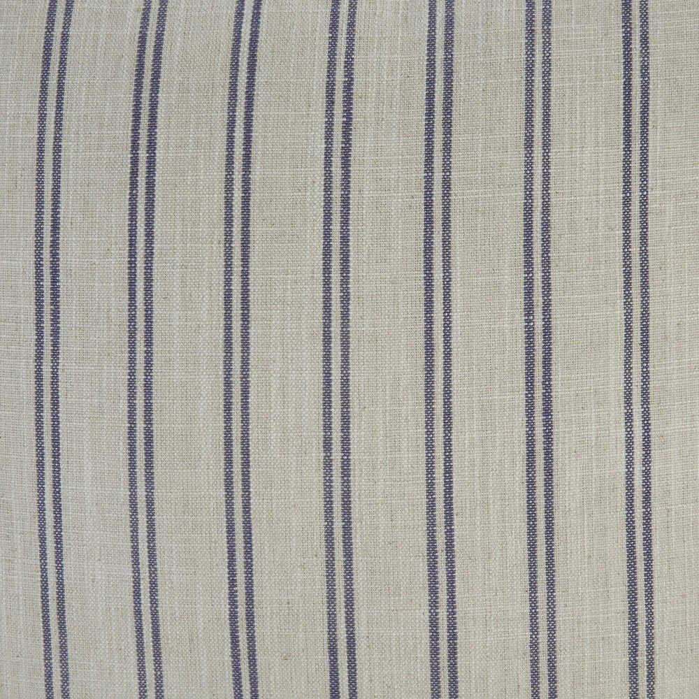 55Cm Throw Cushion White/Blue Pin Stripe - OneWorld Collection