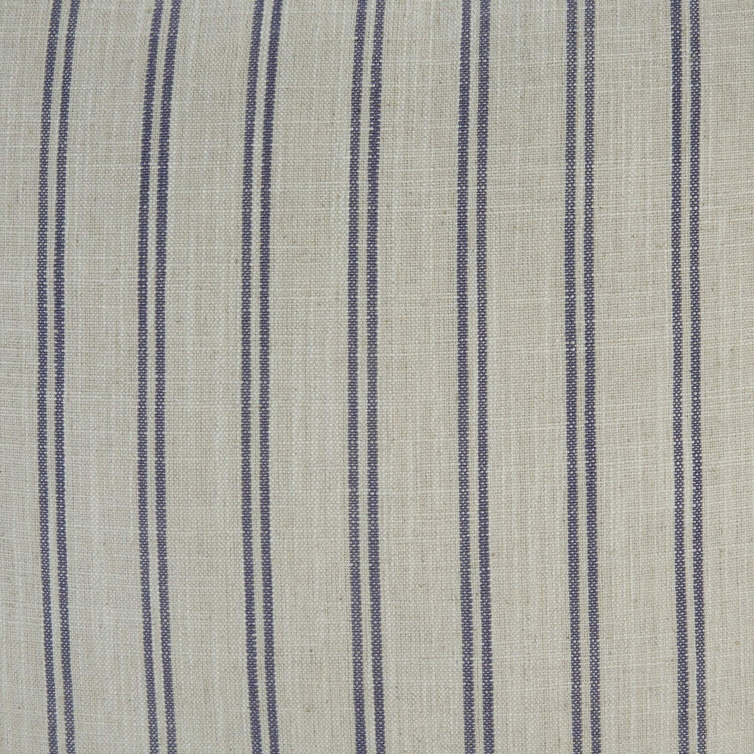 55Cm Throw Cushion White/Blue Pin Stripe - OneWorld Collection