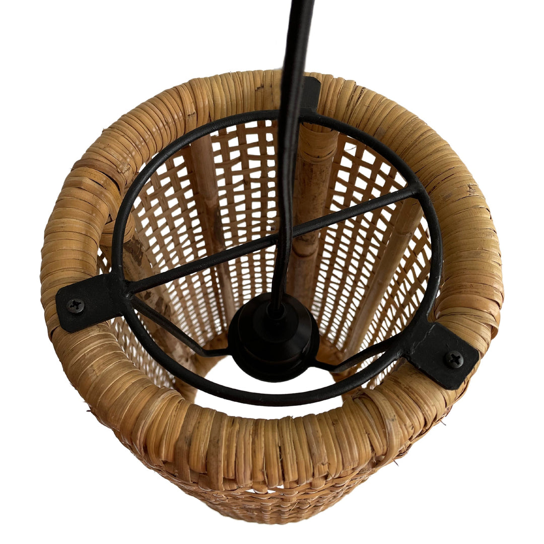 Valla Natural Rattan Pendant Light Shade - OneWorld Collection