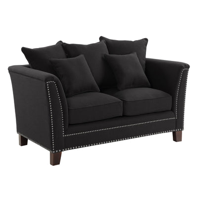 Manhattan 2 Seat Sofa Charcoal - OneWorld Collection