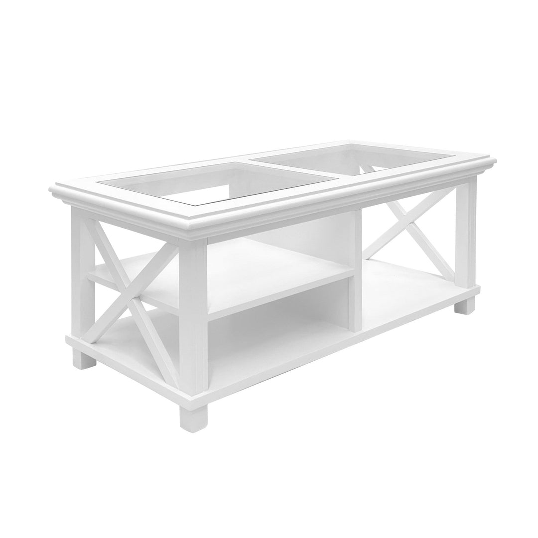 Sorrento White Coffee Table - OneWorld Collection