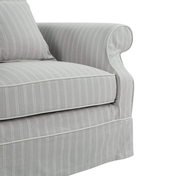 Avalon Armchair Cloud Stripe - OneWorld Collection