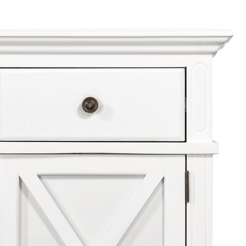 Sorrento White 4 Door Buffet - OneWorld Collection