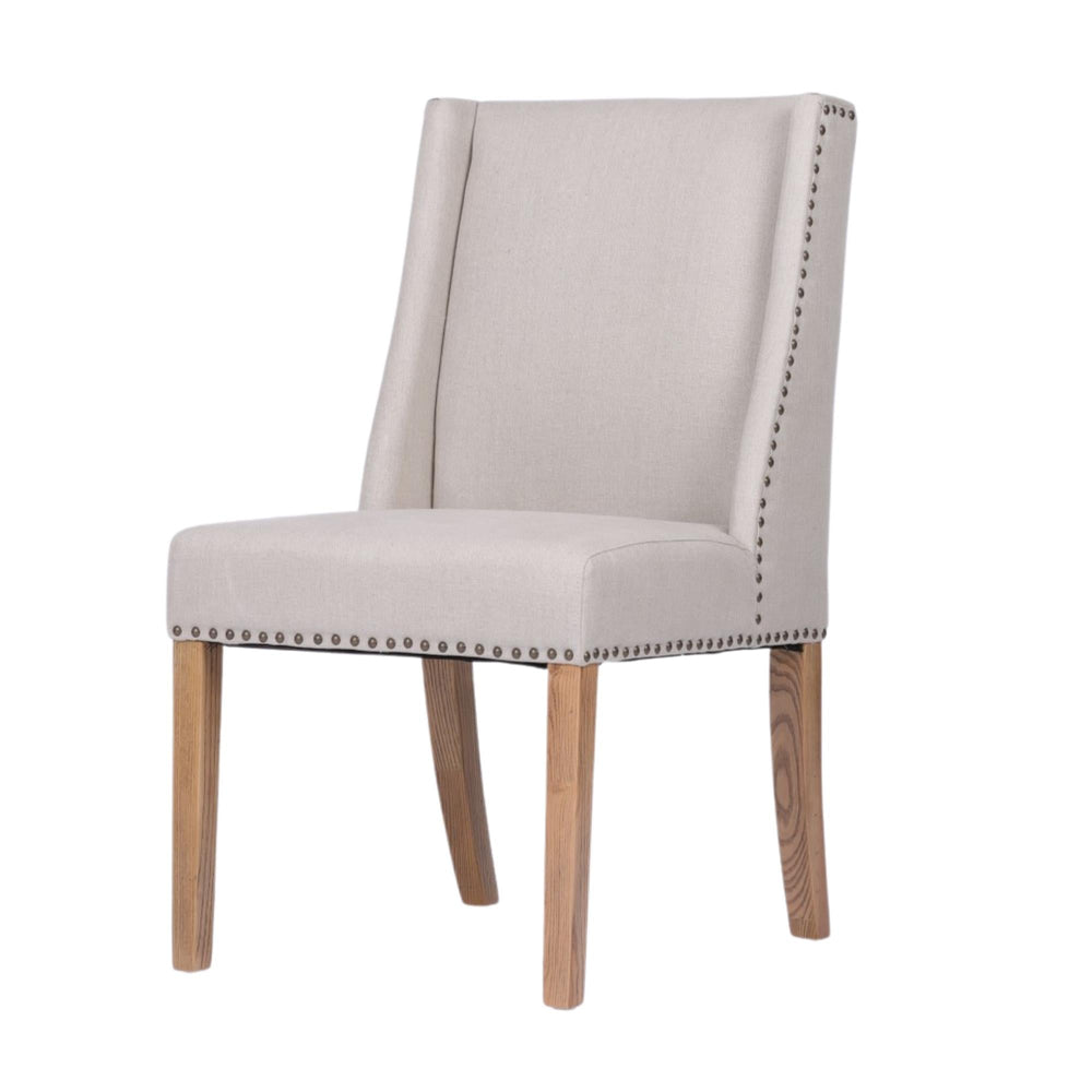 Ithaca Beige Velvet Dining Chair - OneWorld Collection