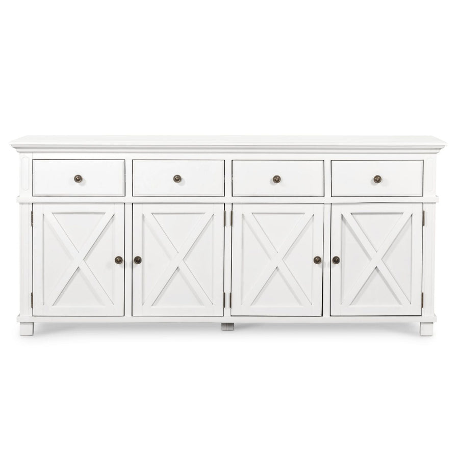 Sorrento White 4 Door Buffet - OneWorld Collection