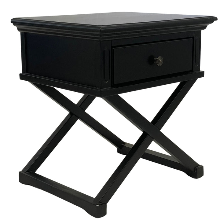 Sorrento Black Side Table - OneWorld Collection